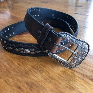 Ariat Western Belt with Limited Edition Buckle